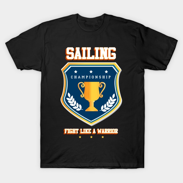 Sailing T-Shirt by Baim_Art